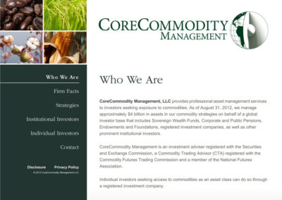 Core Commodity Management